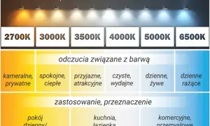 Jaka moc żarówki LED do salonu zapewni idealne oświetlenie?