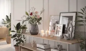 Jak udekorować komodę w salonie: inspiracje i praktyczne porady na każdą porę roku