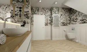 Płytki ceramiczne jak boazeria angielska – elegancja i funkcjonalność w każdym wnętrzu