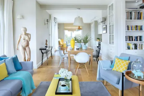 Jaki kolor do salonu z aneksem? Idealne inspiracje dla Twojego wnętrza