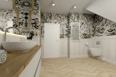 Płytki ceramiczne jak boazeria angielska – elegancja i funkcjonalność w każdym wnętrzu