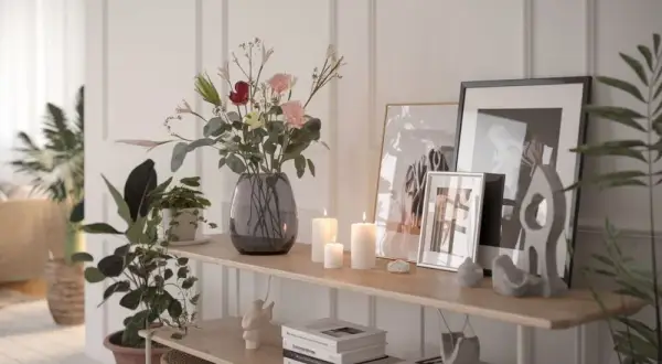 Jak udekorować komodę w salonie: inspiracje i praktyczne porady na każdą porę roku
