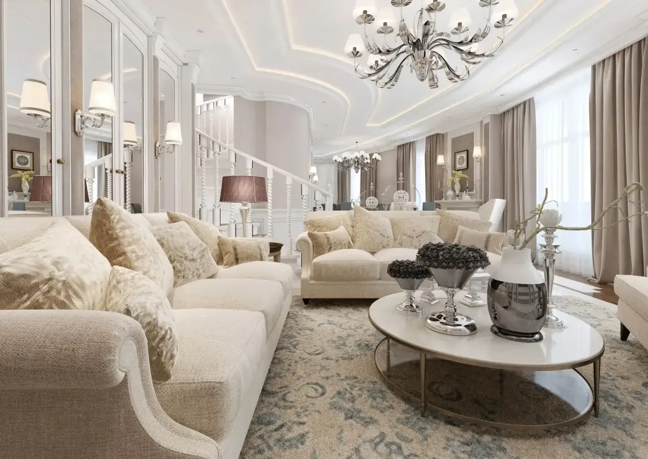 Zdjęcie Jak urządzić salon w stylu glamour – kluczowe cechy i inspiracje do wnętrz