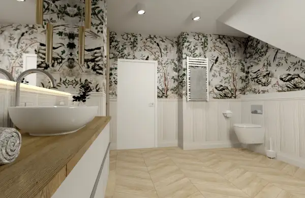 Płytki ceramiczne jak boazeria angielska – elegancja i funkcjonalność w każdym wnętrzu
